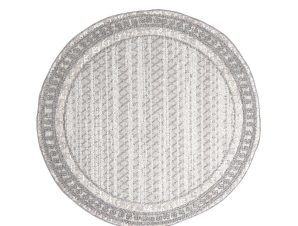 Στρογγυλό Χαλί All Season (Φ160) Royal Carpets Linq 7407C Grey